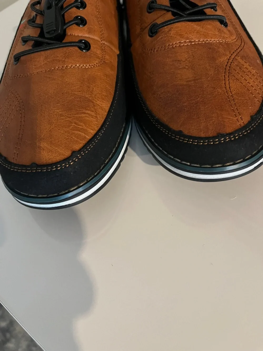 kLKYKO SII Men's Casual Loafers‎ in Brown / Black-Comfort Everyday Wear Size 16